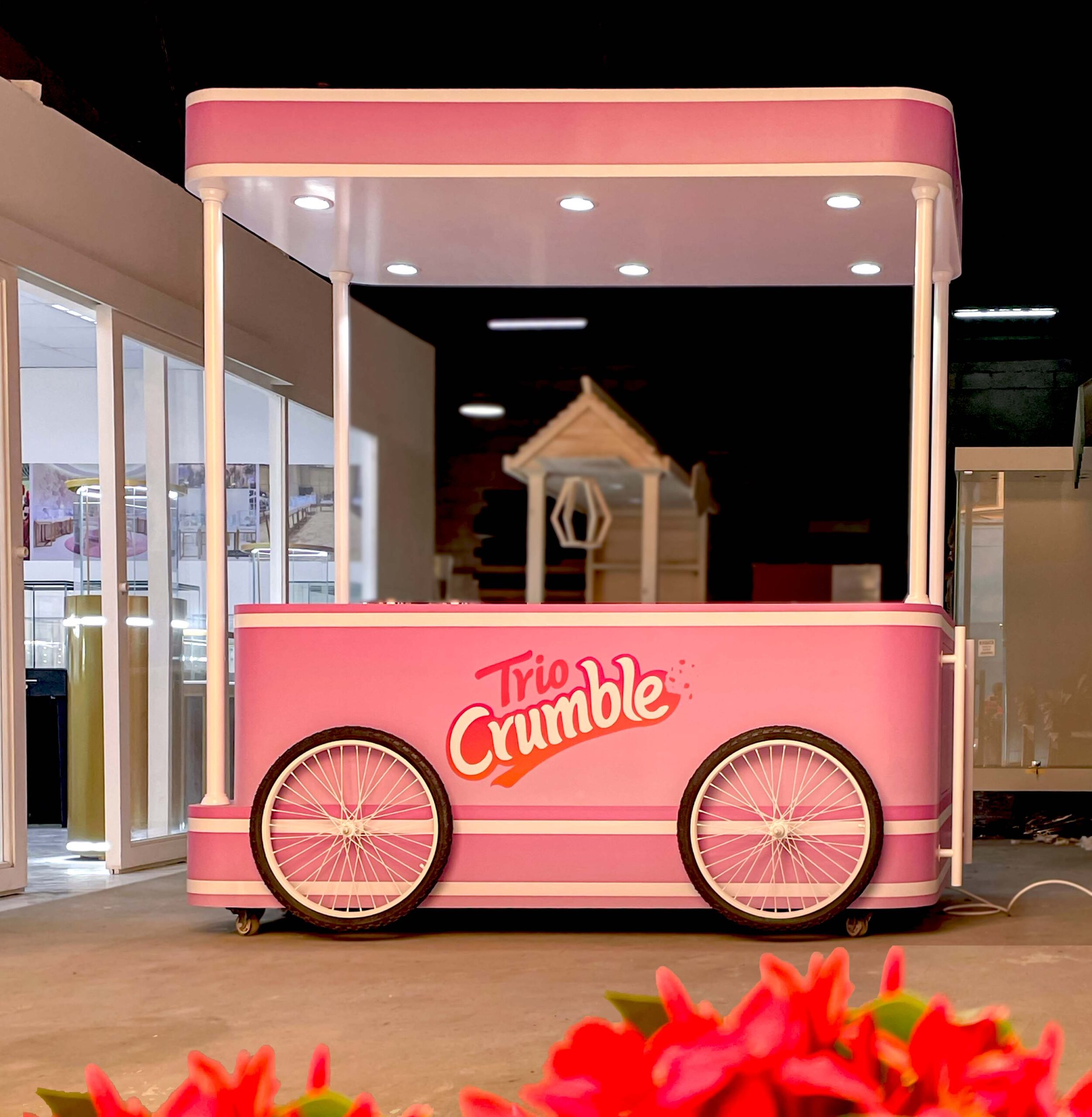 Ice Cream Cart Setup